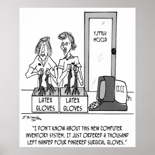 Hospital Cartoon 1830 Poster (Front)