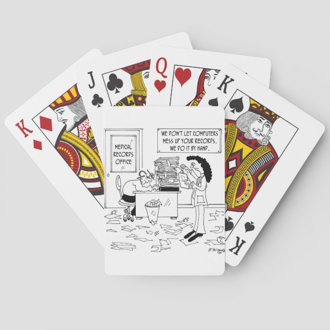 Hospital Cartoon 7117 Poker Cards (Back)