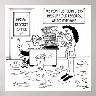 Hospital Cartoon 7117 Poster