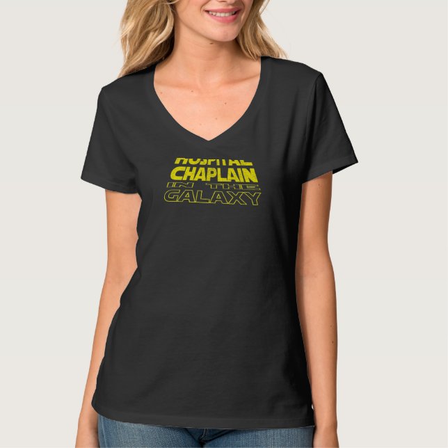 Hospital Chaplain  Space Backside T-Shirt (Front)