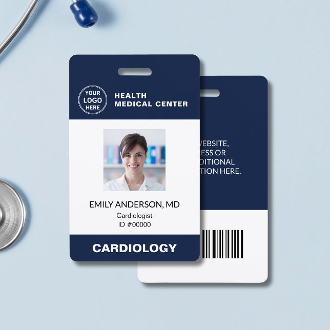 Hospital Clinic Doctor Employee Bar Code ID Badge (Hospital Clinic Doctor Employee Bar Code ID Badge)