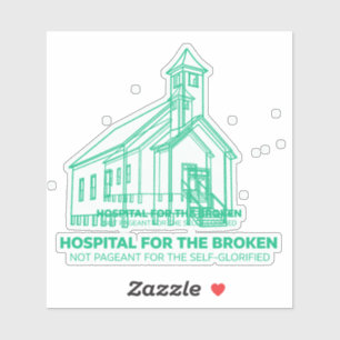Hospital for the Broken Church Decal (Emerald)