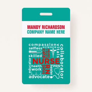 Hospital Health Care Name Personalize Company Badge