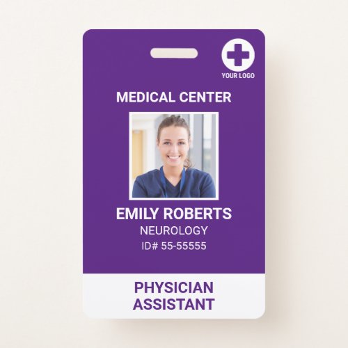 Hospital Medical Employee Certified Nurse Photo ID Badge
