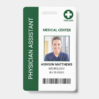 Hospital Medical Employee Doctor Nurse Photo ID  Badge