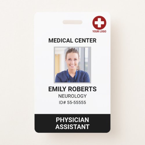 Hospital Medical Employee _ Doctor Nurse Photo ID  Badge