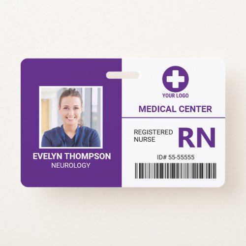  Hospital Medical Employee Registered Nurse RN ID Badge