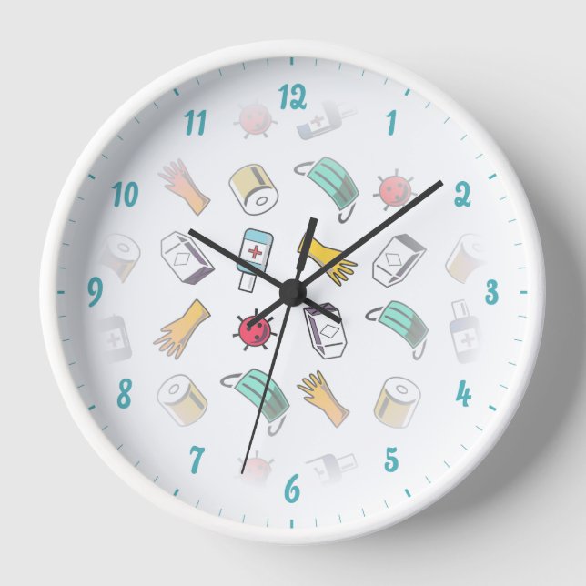 HOSPITAL MEDICAL PATTERN CLOCK (Front)