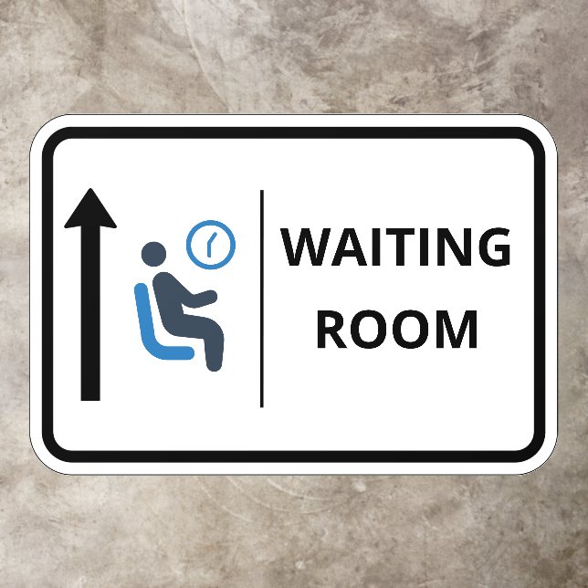 Hospital Medical Waiting Room  Floor Decals (Insitu)