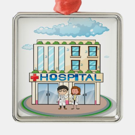 Hospital Metal Ornament
