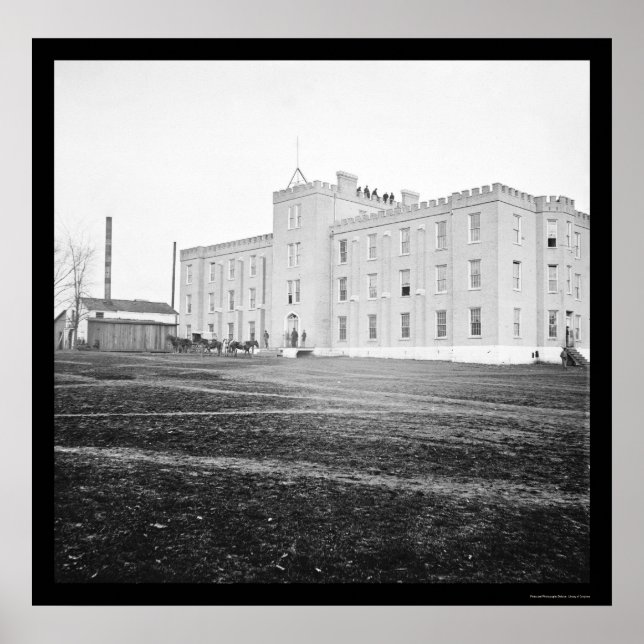 Hospital of the University of Nashville 1864 Poster (Front)