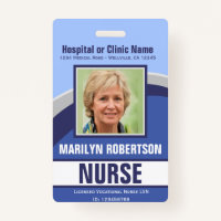 Hospital or Medical Clinic Name Badge