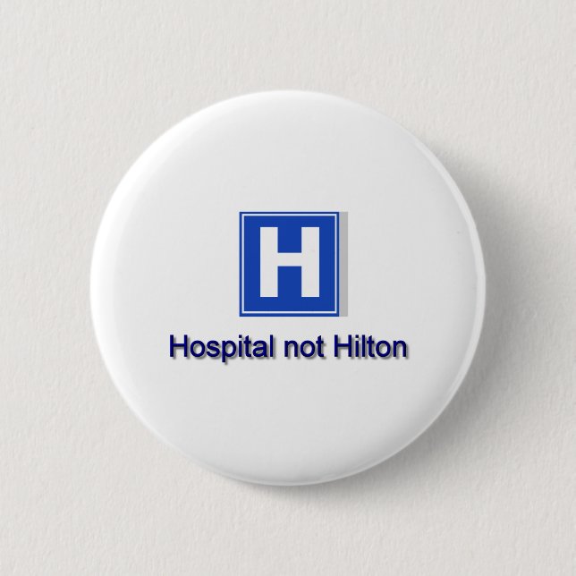 Hospital Pinback Button (Front)