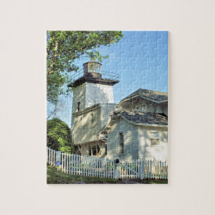 Hospital Point Lighthouse, Massachusetts Jigsaw Puzzle
