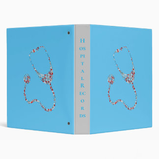 Hospital Records 3 Ring Binder