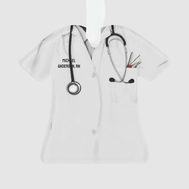 Hospital RN Nurse Collectible Ornament (Front)