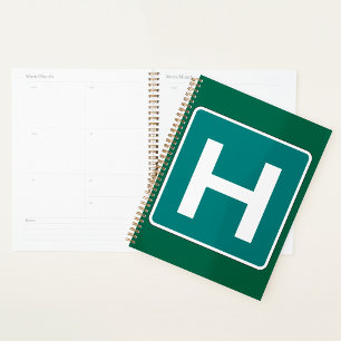 Hospital Road Sign Emergency Medical Facility Planner