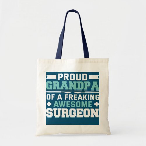 Hospital Surgery Medical Doctor Grandfather Tote Bag