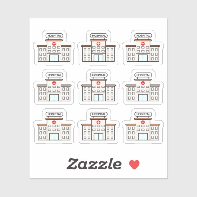 Hospital Visit Reminder Doctor Appointment Tracker Sticker (Sheet)