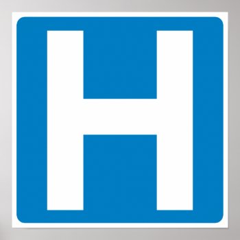 Hospital Zone Highway Sign by wesleyowns at Zazzle