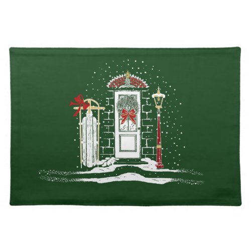 Hospitality Christmas Welcome Cloth Placemat