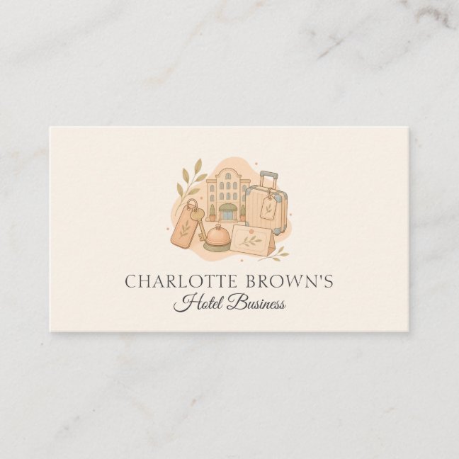 Hospitality Hotel Accommodation Business Card