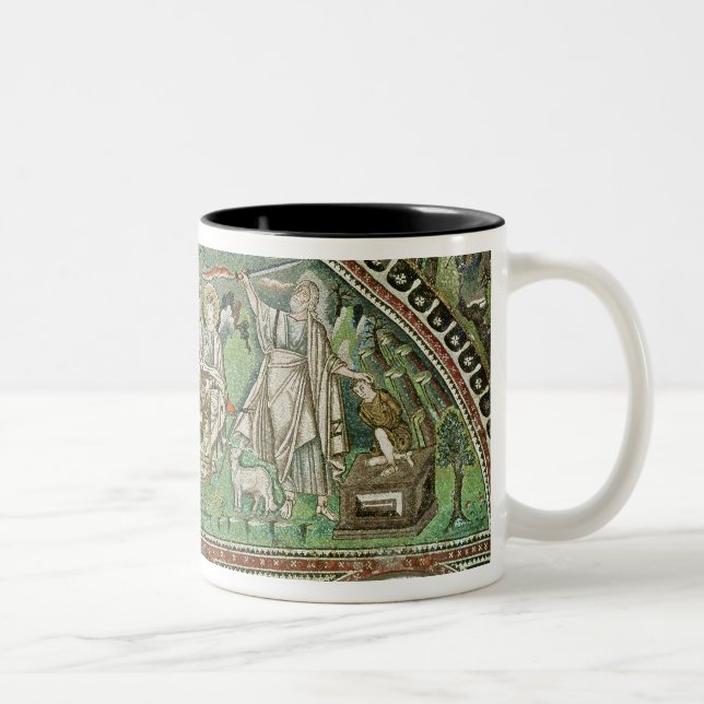 Hospitality of Abraham and the Sacrifice of Two-Tone Coffee Mug (Right)