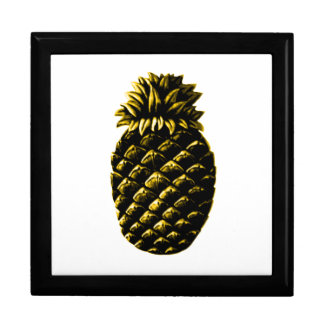 Hospitality Pineapple 4 yellow The MUSEUM Zazzle G Jewelry Box
