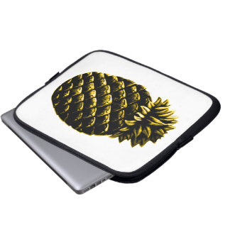 Hospitality Pineapple 4 yellow The MUSEUM Zazzle G Laptop Sleeve