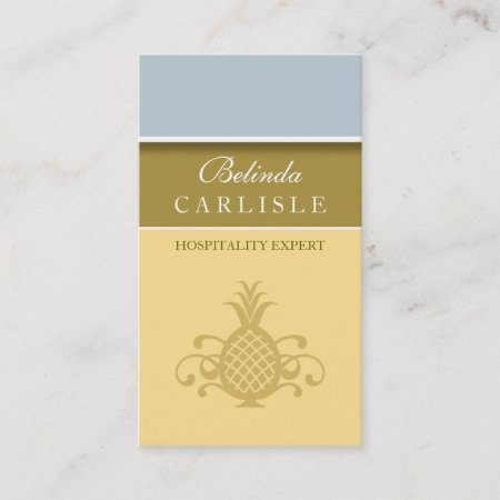 Hospitality Pineapple Biz Card