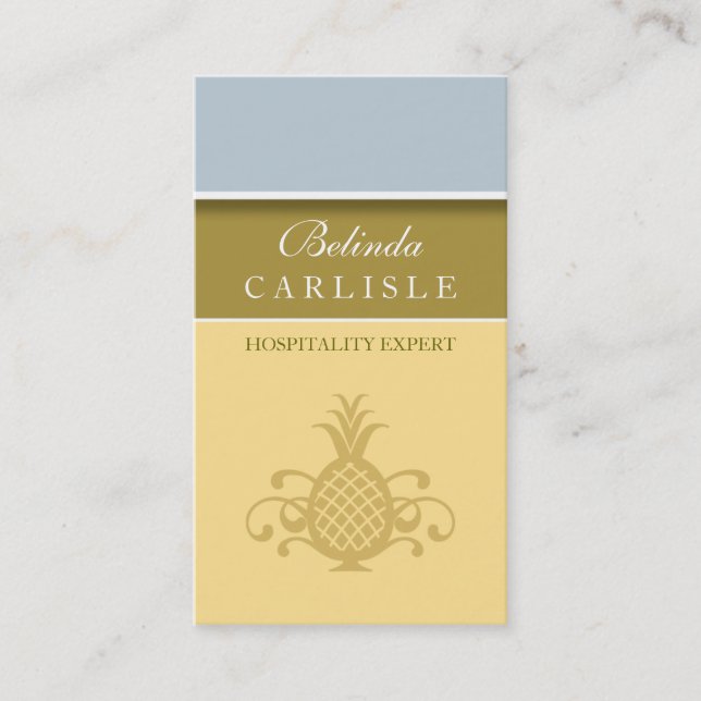 Hospitality Pineapple Biz Card (Front)