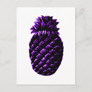 Hospitality Pineapple Purple The MUSEUM Zazzle Gif Postcard