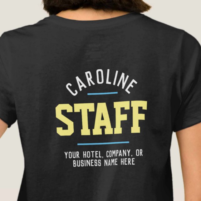 Hospitality Staff T-Shirt Printed Both Sides (Creator Uploaded)