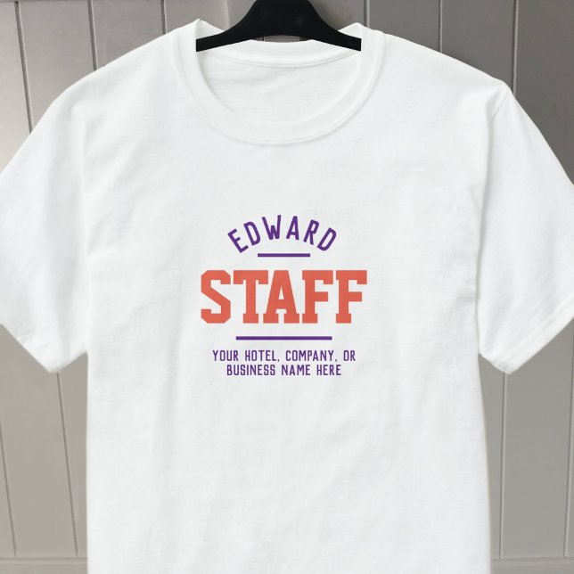 Hospitality Staff T-Shirt Printed Both Sides (Creator Uploaded)