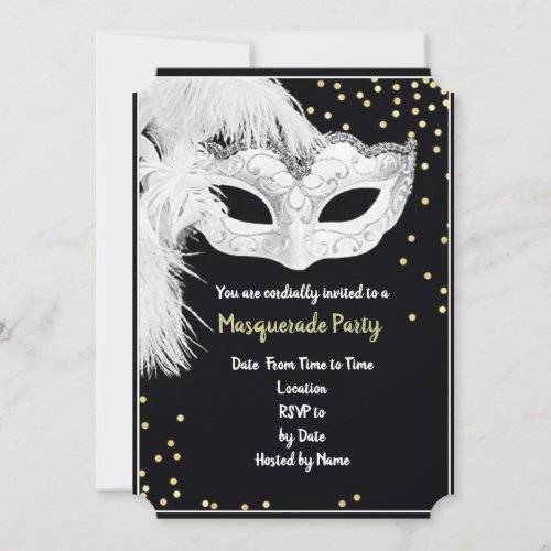 Host A Party Mardi Gras Party Invitation