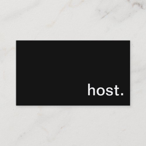 Host Business Card