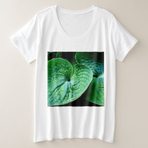Hosta Heart Plus Size T-Shirt