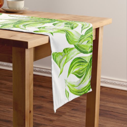 Hosta with the Mosta on a Table Runner