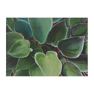 Hostas - limited acrylic print