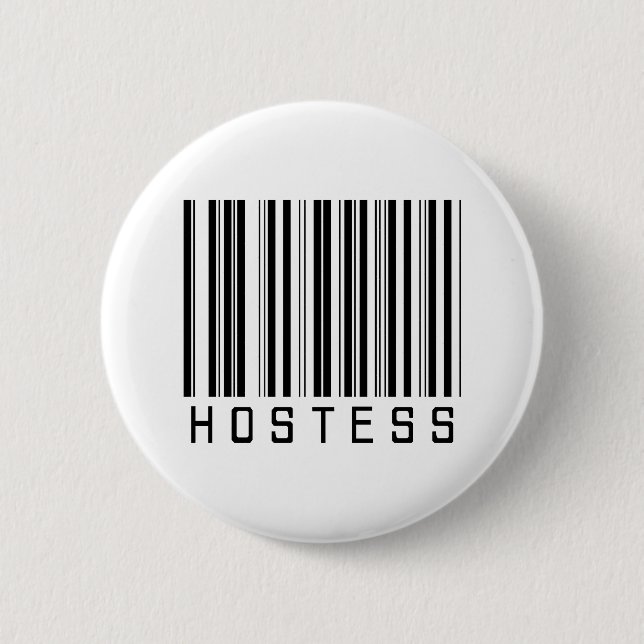 Hostess Bar Code Button (Front)