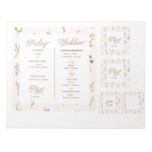 Hostess Box Custom Inside Cover - Itinerary Notepad