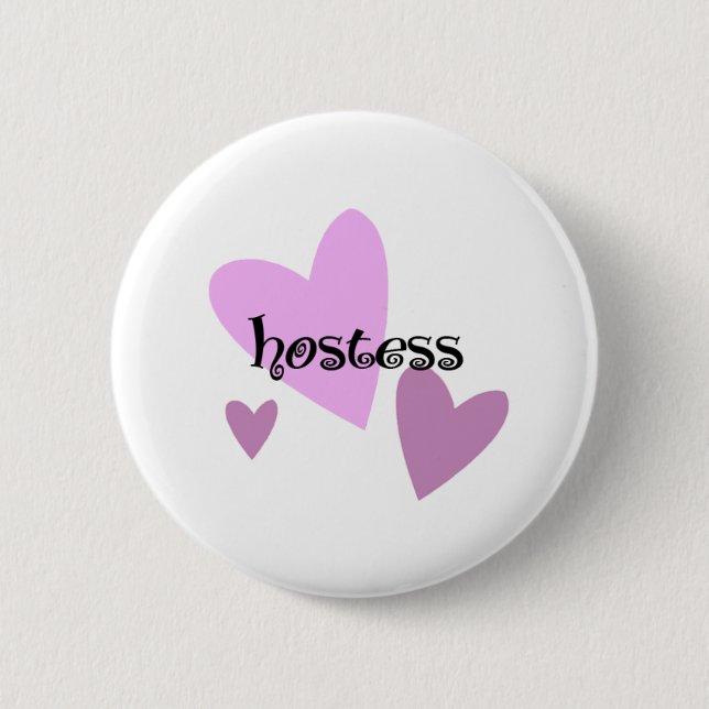 Hostess Button (Front)