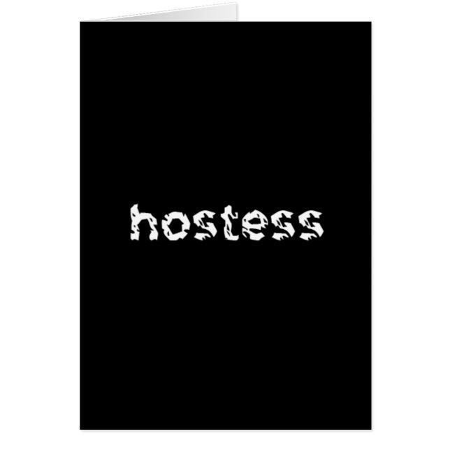 Hostess Cards (Front)