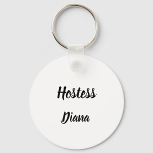 Hostess Gift Custom Name Gifts Wedding Keychain