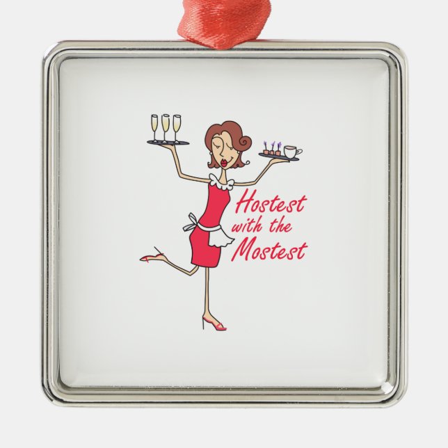 HOSTESS METAL ORNAMENT (Front)