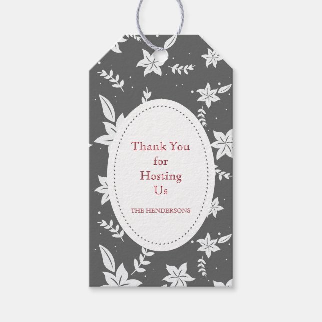Hostess Thank You Gift Tags (Front)