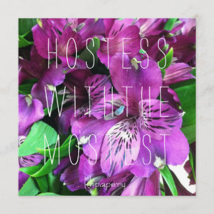 Hostess with the Mostest! Thank You Card