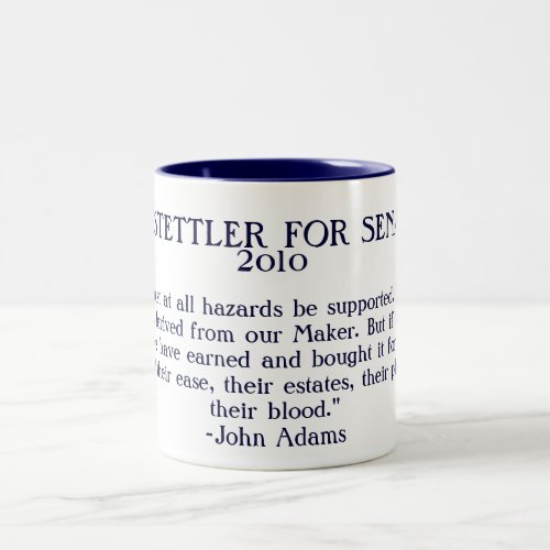 Hostettler for Senate Historical Quote Mug