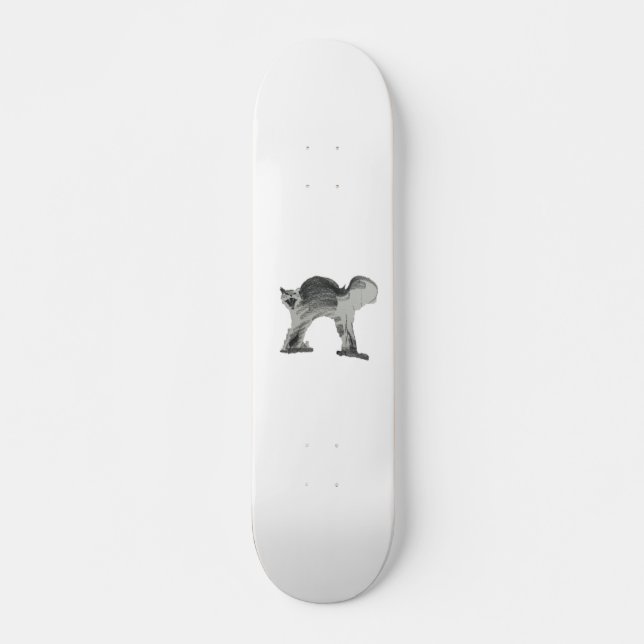 hostile cat skateboard (Front)