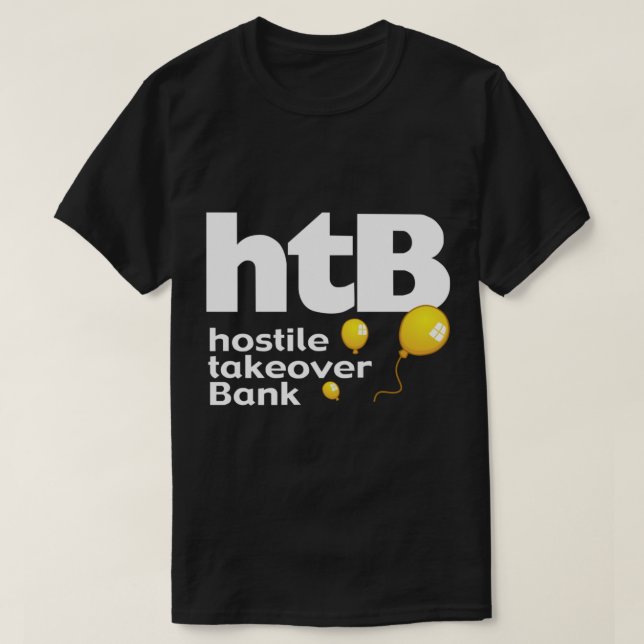 Hostile Take Over Bank Essential T-Shirt (Design Front)